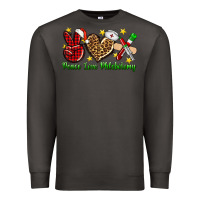 Smoke Peace love Phlebotomy Christmas Premium Sweatshirt - NancyCooperArtShop