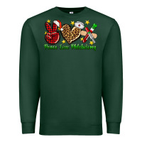 Sports Green Peace love Phlebotomy Christmas Premium Sweatshirt - NancyCooperArtShop