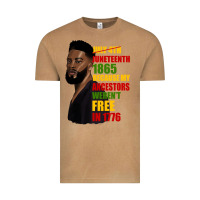 Vintage Camel juneteenth 1885 because my ancestors weren't free in 1776 black man Vintage Tee - HRA Design Shop