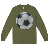Army Green soccer ball Long Sleeve Tee - JahusDesignShop