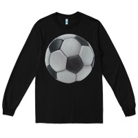 Black soccer ball Long Sleeve Tee - JahusDesignShop