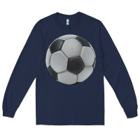 Navy soccer ball Long Sleeve Tee - JahusDesignShop