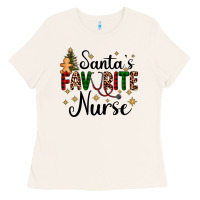 Bone santa's favorite nurse Ladies Tee - AdoDesignShop