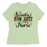 Matcha santa's favorite nurse Ladies Tee - AdoDesignShop