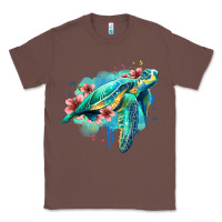 Chestnut floral turtle Classic Tee - Jasminsmagicworld
