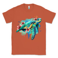 Copper floral turtle Classic Tee - Jasminsmagicworld