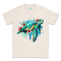 Natural floral turtle Classic Tee - Jasminsmagicworld