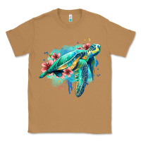 Toasted Coconut floral turtle Classic Tee - Jasminsmagicworld