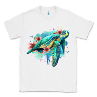 White floral turtle Classic Tee - Jasminsmagicworld