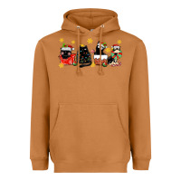 Meerkat christmas cats Heavyweight Hoodie - MaliasSmallBusiness