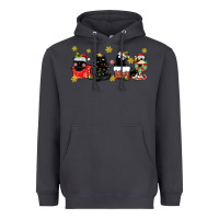 Smoke christmas cats Heavyweight Hoodie - MaliasSmallBusiness