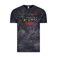 Cloud Black small town autism Vintage Tee - CowhideDigitalArt