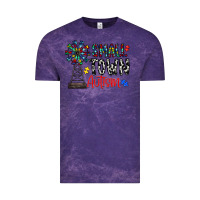 Cloud Purple small town autism Vintage Tee - CowhideDigitalArt