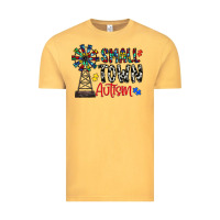 Vintage Mustard small town autism Vintage Tee - CowhideDigitalArt
