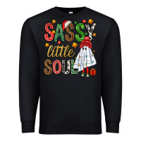 Black Sassy litte soul Premium Sweatshirt - NancyCooperArtShop