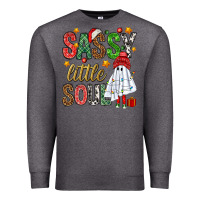Charcoal Heather Sassy litte soul Premium Sweatshirt - NancyCooperArtShop
