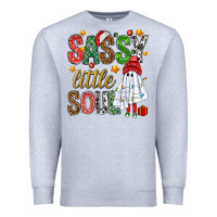 Heather Grey Sassy litte soul Premium Sweatshirt - NancyCooperArtShop