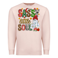 Pale Pink Sassy litte soul Premium Sweatshirt - NancyCooperArtShop