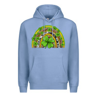Western St Patricks Rainbow Premium Hoodie | Teevron
