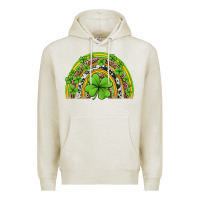 Oatmeal Heather western st patricks rainbow Premium Hoodie - Jasminsmagicworld