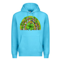 Ocean Blue western st patricks rainbow Premium Hoodie - Jasminsmagicworld