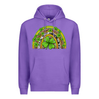 Purple western st patricks rainbow Premium Hoodie - Jasminsmagicworld