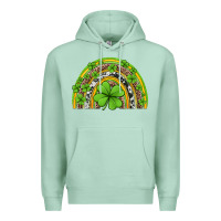 Seafoam western st patricks rainbow Premium Hoodie - Jasminsmagicworld