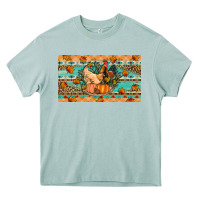 Arona Fall coop animals pumpkin Heavy Core Tee - Artiststas