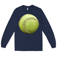 Navy softball ball Long Sleeve Tee - JahusDesignShop