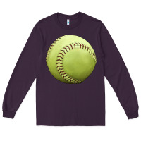 Plum softball ball Long Sleeve Tee - JahusDesignShop