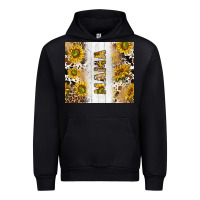 Black western mother's day mama with cowhide and sunflowers tumbler tbs Urban Hoodie - TumblerDesignByShophia