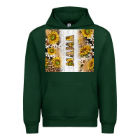 Forest Green western mother's day mama with cowhide and sunflowers tumbler tbs Urban Hoodie - TumblerDesignByShophia
