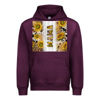 Mauve Wine western mother's day mama with cowhide and sunflowers tumbler tbs Urban Hoodie - TumblerDesignByShophia