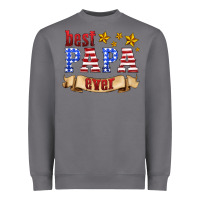 Best Papa Ever Heavyweight Sweatshirt | Teevron