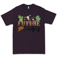 Plum future cowboy Premium Tee - MaliasSmallBusiness