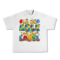 Lunar Rock see the able not the label Urban Heavy Tee - JahusDesignShop