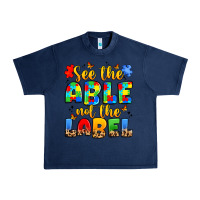 Navy see the able not the label Urban Heavy Tee - JahusDesignShop