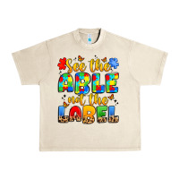 Sandshell see the able not the label Urban Heavy Tee - JahusDesignShop