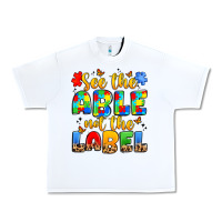 White see the able not the label Urban Heavy Tee - JahusDesignShop