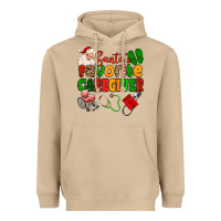 Mushroom santas favorite caregiver Heavyweight Hoodie - MaliasSmallBusiness