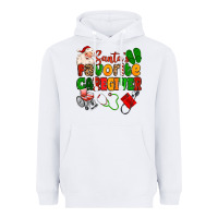 White santas favorite caregiver Heavyweight Hoodie - MaliasSmallBusiness