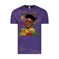 Cloud Purple little mister juneteenth Vintage Tee - HRA Design Shop
