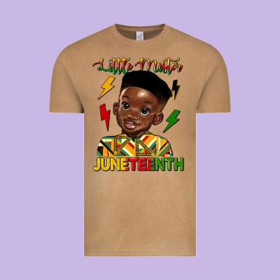 Little Mister Juneteenth Vintage Tee Designed By Hra Design Shop