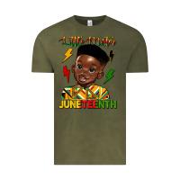 Vintage Olive little mister juneteenth Vintage Tee - HRA Design Shop