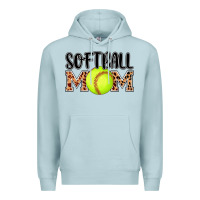 Blue Mist softball mom Premium Hoodie - AdoDesignShop