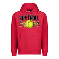 Cardinal softball mom Premium Hoodie - AdoDesignShop