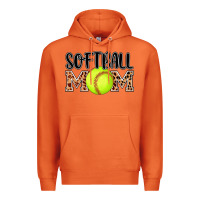 Carrot softball mom Premium Hoodie - AdoDesignShop