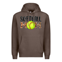 Coffee softball mom Premium Hoodie - AdoDesignShop