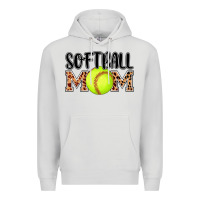 Dove Grey softball mom Premium Hoodie - AdoDesignShop