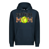 Navy softball mom Premium Hoodie - AdoDesignShop